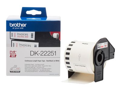 Brother DK22251 - Etiketten-Endlospapier - 1 Rolle(n) - Rolle (6,2 cm x 15,24 m)_1