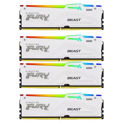 RAM Kingston D5 5600 128GB C40 FURY Beast W RGB K4_thumb