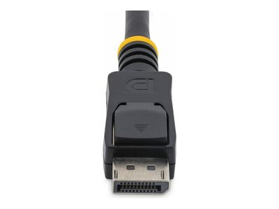 StarTech.com 50cm DisplayPort 1.2 Kabel mit Verriegelung (Stecker/Stecker) - DP 4k Audio- / Videokabel Kabel - Schwarz - DisplayPort-Kabel - 50 cm_4