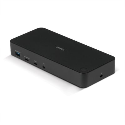 Lindy 43366 laptop-dockingstation & portreplikator Andocken USB 3.2 Gen 2 (3.1 Gen 2) Type-C Schwarz_2