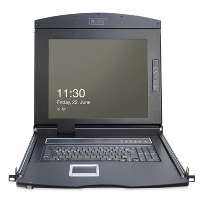 KVM Konsole 17" Digitus 8-Port CAT5 CH black_2