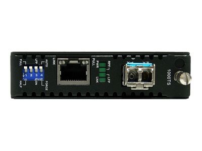 StarTech.com Multimode (MM) LC Fiber Media Converter for 1Gbe Network - 550m Range - Gigabit Ethernet - 850nm - with SFP Transceiver (ET91000LC2) - fiber media converter - 1GbE_3