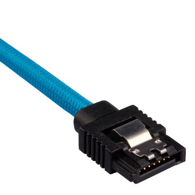 CORSAIR Premium Sleeved SATA Cable 2-pack - Blue_2
