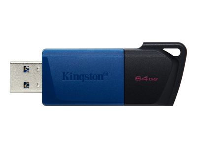 Kingston USB-Stick DataTraveler Exodia M - USB 3.2 Gen 1 (3.1 Gen 1) - 64 GB - Schwarz/Blau_2