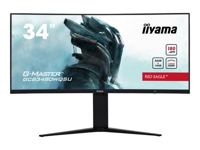 Iiyama Curved LED-Display G-MASTER Red Eagle GCB3480WQSU-B1 - 86.4 cm (34") - 3440 x 1440 UWQHD_thumb