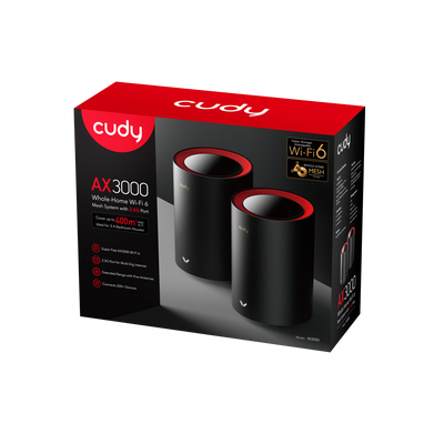 Router Cudy M3000 Wi-Fi 6 Mesh Solution_3