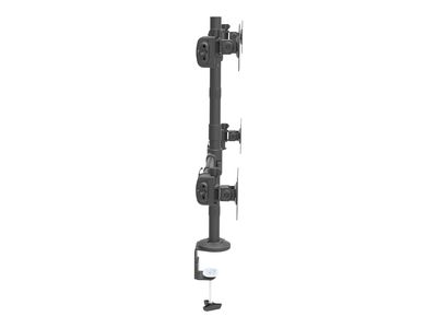 StarTech.com Desk Mount Quad Monitor Arm - 4 VESA Displays up to 27" - Ergonomic Height Adjustable Articulating Pole Mount - Clamp/Grommet (ARMQUAD) - desk mount (adjustable arm)_5