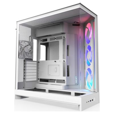 Case NZXT H9 Flow RGB (2025) All White_thumb