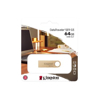 Kingston USB-Stick DataTraveler SE9 G3 - USB 3.2 Gen 1 - 64 GB - Gold_3