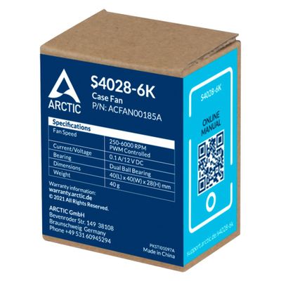 CPC Arctic 40x28mm DC Fan for server application_5