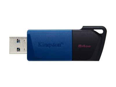 Kingston USB-Stick DataTraveler Exodia M - USB Typ-A 3.2 Gen 1 (3.1 Gen 1) - 64 GB - Blue/Black_thumb