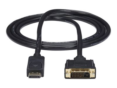 StarTech.com DisplayPort to DVI Cable - 6ft / 2m - 1920 x 1200 - M/M – DP to DVI Adapter Cable – Passive DisplayPort Monitor Cable (DP2DVI2MM6) - display cable - DVI-D to DisplayPort - 1.8 m_2