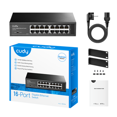 Adapter Cudy GS1016 16-Port Gigabit Metal Switch_4