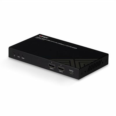Lindy 150m Cat.6 HDMI 4K60, IR, RS232 & Audio HDBaseT KVM Extender, Receiver_2
