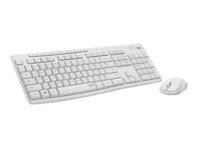 Logitech silent Keyboard and Mouse Set MK295 - QWERTY - White_2