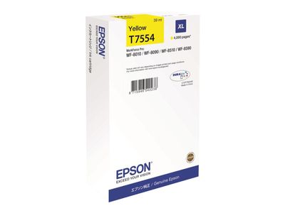 Epson T7554 - XL size - yellow - original - ink cartridge_1