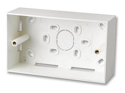 ZUB Lindy AufputzrahmenWanddose 2fach UK_thumb
