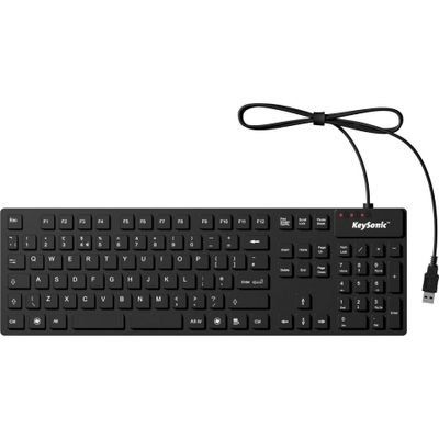 KeySonic Tastatur KSK-8030 IN - GB Layout - Schwarz_thumb