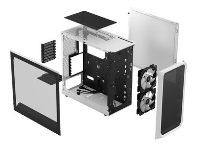 Fractal PC case Design Focus 2 - Midi Tower - ATX - White_12