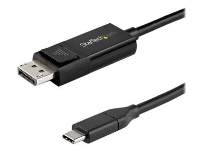 StarTech.com 6ft (2m) USB C to DisplayPort 1.4 Cable 8K 60Hz/4K - Reversible DP to USB-C or USB-C to DP Video Adapter Cable HBR3/HDR/DSC - USB-/DisplayPort-Kabel - 2 m_1