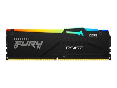 Kingston RAM FURY Beast RGB - 32 GB (2 x 16 GB Kit) - DDR5 6000 DIMM CL36_1