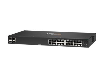 HPE Aruba 6100 24G 4SFP+ Switch - Switch - 28 Anschlüsse - managed - an Rack montierbar_thumb