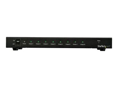 StarTech.com 8 Port 4K 60Hz HDMI Splitter - HDR Unterstützung - 7.1 Surround Audio Sound - HDMI Verteiler - Video-/Audio-Splitter_2