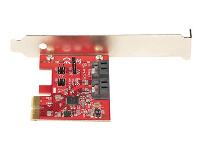 StarTech.com 2 Port PCIe SATA RAID Kontroller - PCIe SATA hardware RAID Controller - PCIe Festplatten/SSD RAID Controller/Karte - Full/Low Profil Blende - ASM1062R SATA RAID (2P6GR-PCIE-SATA-CARD) - Speicher-Controller - SATA 6Gb/s - PCIe 2.0 x2_10