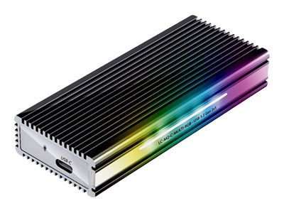 LC Power LC-M2-C-MULTI-RGB - Speichergehäuse - M.2 NVMe Card / SATA 10Gb/s - USB 3.2 (Gen 2)_thumb