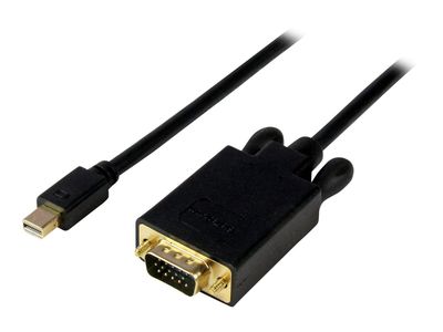 StarTech.com 1,8m Mini DisplayPort auf VGA Kabel - mDP auf VGA Adapter/ Konverter bis zu 1920x1200 - St/St - Schwarz - Videokonverter - Schwarz_1