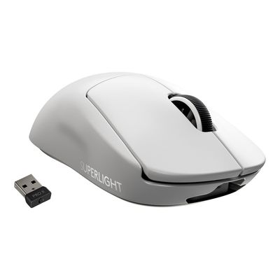 Logitech PRO X SUPERLIGHT Wireless Gaming Mouse - mouse - 2.4 GHz - white_thumb