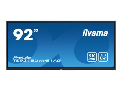 iiyama ProLite TE9218UWI-B1AG 234 cm (92") Klasse (232.5 cm (91.5") sichtbar) LCD-Display mit LED-Hintergrundbeleuchtung - 5K - für Digital Signage / interaktive Kommunikation_thumb