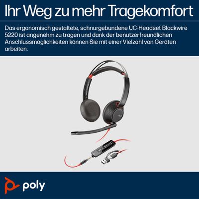 Poly Over-Ear Headset Blackwire 5220_5