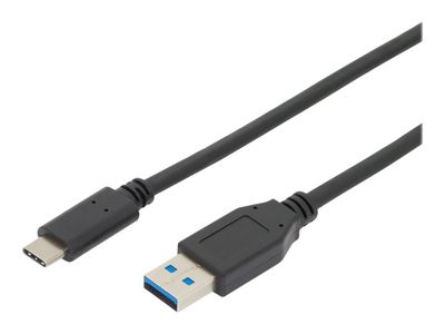 DIGITUS USB Typ-C Anschlusskabel - USB Typ-C Stecker/USB Typ-A Stecker - 1 m_thumb