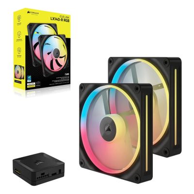 CORSAIR iCUE Link LX140-R RGB - Gehäuselüfter - Reverse-Lüfterblätter_2