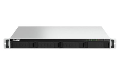 QNAP TS-464U NAS Rack (1U) Intel® Celeron® N5095 8 GB DDR4 0 TB QNAP Turbo System Aluminium, Black_thumb