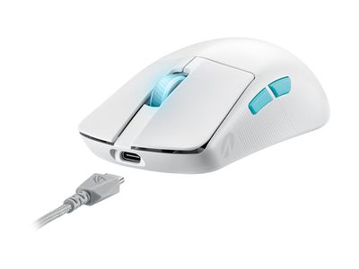 ASUS ROG Harpe Ace - Aim Lab Edition - mouse - USB, 2.4 GHz, Bluetooth 5.1 - white_thumb