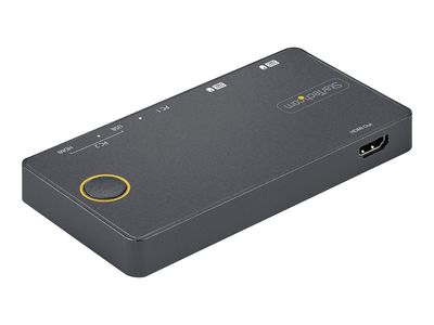 StarTech.com 2 Port Hybrid KVM Switch HDMI + USB-A & USB-C - 4K 60Hz HDMI 2.0 Monitor - Kompakter Desktop und/oder Laptop HDMI KVM Umschalter - USB Bus Powered - Thunderbolt 3 Kompatibel (SV221HUC4K) - KVM-/Audio-Switch - 2 Anschlüsse_6
