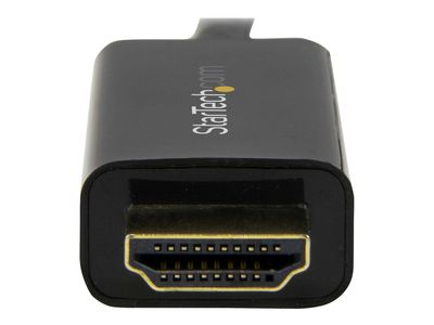 StarTech.com Mini DisplayPort to HDMI converter cable - 3 ft (1m) - mDP to HDMI adapter with built-in cable - (M / M) Ultra HD 4K (MDP2HDMM1MB) - video cable - DisplayPort / HDMI - 1 m_4