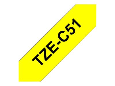Brother TZe-C51 - Fluoriszierende Bänder - 1 Kassette(n) - Rolle (2,4 cm x 5 m)_2