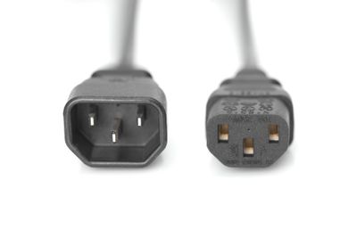 DIGITUS Power cable extension - IEC C14 male/IEC C13 female - 5 m_2