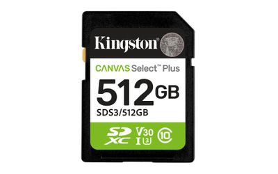 Kingston Flash-Card Canvas Select Plus - SDXC UHS-I - 512 GB_thumb