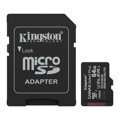 Kingston Canvas Select Plus - Bulk - flash memory card - 64 GB - microSDXC UHS-I_thumb