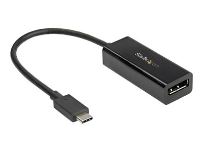 StarTech.com CDP2DP14B USB-C auf DisplayPort Adapter (8K 30Hz, HBR3 Adapter, Thunderbolt 3, Video Dongle fur DP 1.4 Monitor & Display) - externer Videoadapter - Schwarz_2