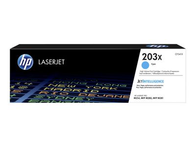 HP 203X - Hohe Ergiebigkeit - Cyan - original - LaserJet - Tonerpatrone (CF541X)_thumb