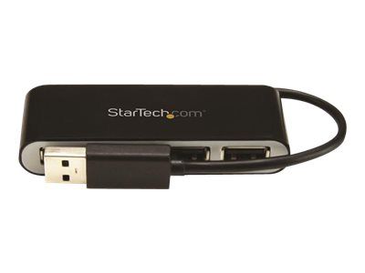 StarTech.com Mobiler 4-Port-USB 2.0-Hub mit integriertem Kabel - Kompakter Mini USB Hub - Hub - 4 Anschlüsse_3