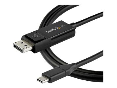 StarTech.com 6ft (2m) USB C to DisplayPort 1.4 Cable 8K 60Hz/4K - Reversible DP to USB-C or USB-C to DP Video Adapter Cable HBR3/HDR/DSC - USB / DisplayPort cable - 2 m_3