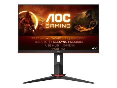 AOC LED Gaming-Display 24G2ZU/BK - 60.5 cm (23.8") - 1920 x 1080 Full HD_thumb