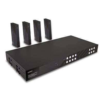 Lindy 38345 Audio-/Video-Leistungsverstärker AV-Sender & -Empfänger Schwarz_thumb