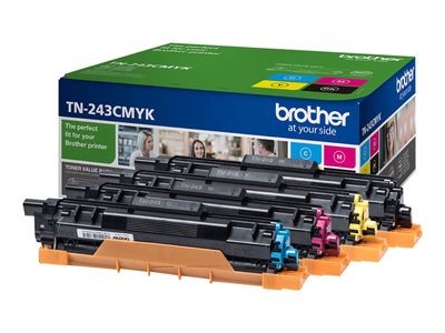 Brother Toner 4er Value Pack TN243CMYK - Schwarz, Gelb, Cyan, Magenta_4